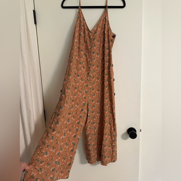 Patagonia Pants - Patagonia Floral Tan Jumpsuit